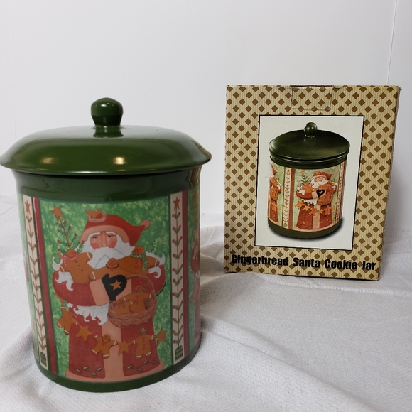 Santa cookie jar
